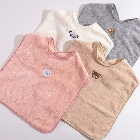 Nurture Independence with the Soft Absorbent Baby Towel & Bib